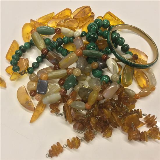 Amber & other beads